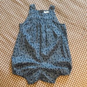 Floral Blue DOEN Romper